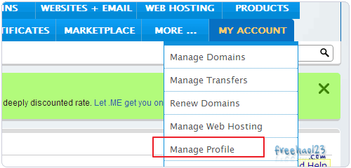 NameCheap PUSH管理账户